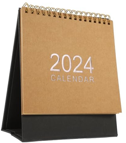 HAPINARY Tischkalender Aus Papier Für Zuhause Und Büro Mit Notizbuch Und Monatskalender Retro Und Filigran Designed Für Organisation Und Dekor