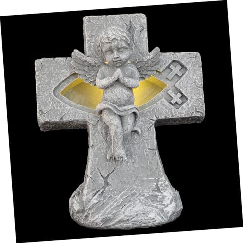 MAGICLULU Decorativa in Resina Da Scrivania Decorazione Forma Gesù Scatola Portaoggetti Creativa Per Scrivania