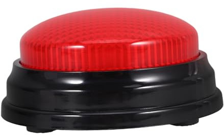 Abaodam Alarm Sound Button Blow Horn Buzzer Funny Beater Alert Button Game Games Silent Switches Prank Wire The Sound Game Trompete Fanfare Sound Effect Warning Red Plastic