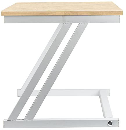 WODFARR - Soporte de horno de microondas para estante de almacenamiento para microondas, soporte de horno eléctrico, mueble de microondas de acero al carbono (color nuez forma Z, 57 x 38 x 38 cm)