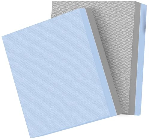 Balance Pad 2er-Sets, 40x33cm Balancekissen Rutschfest, Balance Pad Pferd für Gleichgewicht, Stabilitätstraining, Physiotherapie & Fitness-Kissen,inkl Resistance Band