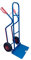 RLW Profi Stahlrohr Sackkarre Stapelkarre Jumbo 250 kg - Schaufel 280x470 mm - Made in EU - kein Asien-Import (Räder nach Ihrer Wahl) Hier: Luftrad schwarz/PVC-Felge rot/Gleitlager
