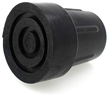 Hohe Qualität Gummihülsen (2 stück) - Wählen Sie Größe/Farbe! (25 mm - Schwarz)