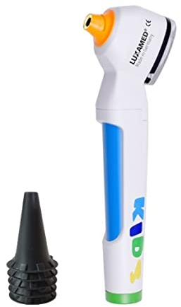 Luxamed LuxaScope Auris 2.5 V KIDS LED Otoskop Taschenformat wartungsfrei 3-fach-Vergrößerung inkl. Zubehör