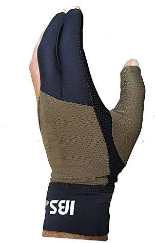 Manuel Gil Handschuh Billard IBS Glove Gold Mesh Army