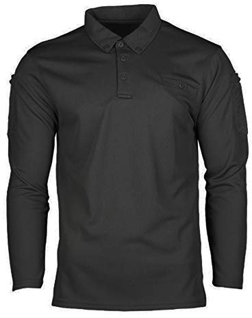 Mil-Tec Herren Tactical Quick Dry T-Shirt, Schwarz, 3XL EU