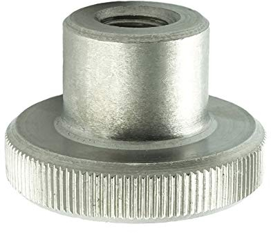 Eisenwaren2000 | M2,5 Rändelmuttern hohe Form (20 Stück) - Rändel-Mutter DIN 466 - Edelstahl A1 1.4305 - rostfrei
