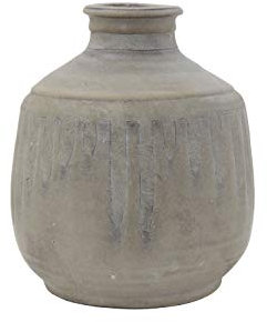 Bloomingville AH0440 Terrakotta-Vase, grau