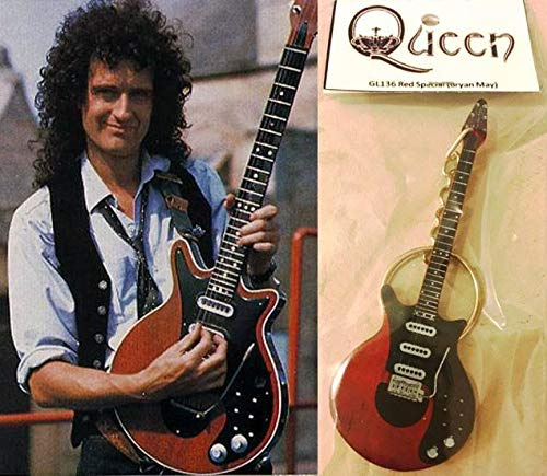 Keychain Guitar Red Special Brian May Queen