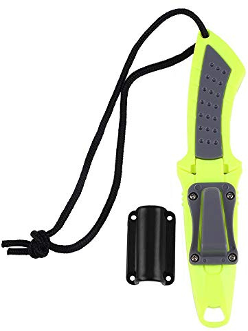 Cuchillo de Buceo de Acero Inoxidable Cuchillo de Buceo Profesional Cuchillo de Buceo Profesional Accesorios para buceadores con Mango ergonómico cómodo de agarrar