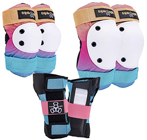 Triple Eight Saver Series Juego de 3 Almohadillas, Unisex, Atardecer, S