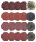 Bestgle 40pcs 2-Inch Quick Change Roll Lock Sanding Dics Surface Conditioning Discs for Die Grinder Surface Rust Paint Removal, Grit 40/80/120/240