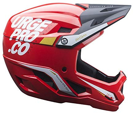 URGE Deltar Offizieller MTB/DH/BMX Integralhelm - Rot - S