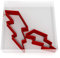Lightning Bolt Set of 2 Value Cookie/Fondant Cutters Pair 5CM + 8CM