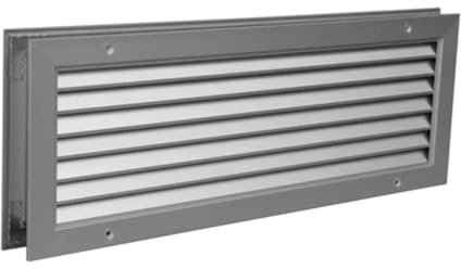GRIGLIA DI TRANSITO IN ALLUMINIO ANODIZZATO mm 400 x 200 Sistemi Aerazione