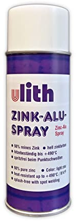 Ulith Zink-Alu-Spray 400 ml Grundierung Reparatur Ausbesserung Korrosionsschutz