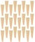 TOYANDONA 50 Pcs Kraft Paper Flower Bouquet Bags: Trapezoid Design Gift Wrap Sleeves for Roses, Bouquets & Gifts - Ideal for Weddings, Birthdays, Florists & Events
