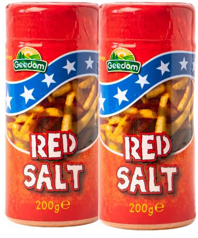 Spicy Red Salt for Chips Seasoning Vegetarian No Artificial Colours Flavouring Preservatives and MSG (2 Pack (400g))