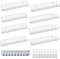 JMIATRY 8 Pcs Accroche vinyle mural, Support vinyle mural 30.5x4.3x4.3cm, Porte vinyle pour Disques Vinyles