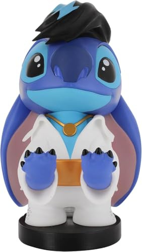Exquisite Gaming: Lilo & Stitch: Elvis Stitch - Original Gaming Controller & Phone Holder, Device Stand, Cable Guys, Disney Classics Licensed Figure