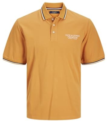 JACK&JONES Men's JPRBLUARCHIE SS Polo SG Shirt, Nugget, M