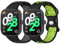 Xisair 2 Piezas Correas Compatibles con Redmi Watch 4 & Xiaomi Smart Band 8 Pro Correa Deportiva de Silicona Transpirable de Recambio Pulsera para Xiaomi Redmi Watch 4 & Xiaomi Mi Band 8Pro Pulseras