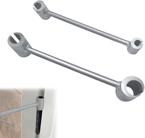 2 Pack Door Hinge Adjustment Tool, 2 in 1 Double-Headed Door Hinge Tool, Heavy Duty Hinge Adjustment Tool Hand Tools Door Adjustment Tool for Adjust (8.5 mm-24.5 mm)