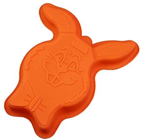CIYODO Moule À Gâteau En Forme De Plat De Cuisson Orange Antiadhésif Moule Décoratif De Pâques Pour Usage Domestique