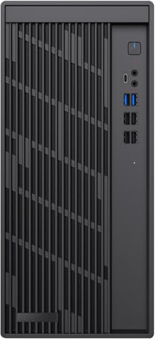 Pro Workstation Tower Case, Professional Micro-ATX Office PC Case With USB-C, 2x USB3.0 and 80mm PWM Fan, 500W 80-Plus PSU Included