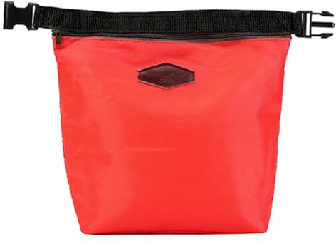 GENGENER Compact Insulated Lunch Bag Waterproof Nylon Small Cool Bag Portable Food Container Bag for Work School Outdoor Picnics