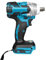 Visseuse à percussion sans fil pour batteries au lithium Makita 18 V, kit de visseuse à percussion avec 6 douilles, visseuse à percussion électrique pour l'entretien de voitures et les chantiers de