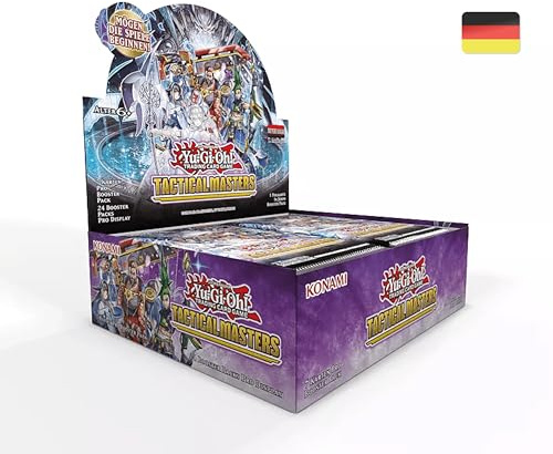 Tactical Masters Display (24 Booster) - TAMA - Yugioh - Deutsch - OVP - 1. Auflage - mit RC-Fieldcenter