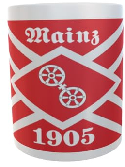 U24 Tasse Kaffeebecher Mug Cup Flagge Mainz 1905