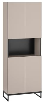 moebel-dich-auf Venezia Badezimmer Hochschrank Kaschmir 60 cm breit