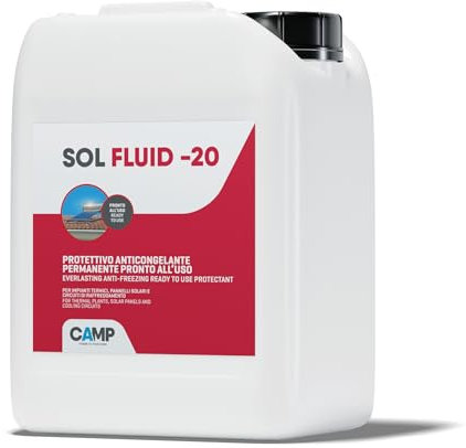 Camp Sol Fluid -20 Fluido Termovor Anticongelante Listo para usar, 5 kg
