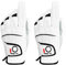 FINGER TEN Golfhandschuhe Herren Links Rechts Hand 2 Stück Golfhandschuh Wettersof Leder Griffig Weich Passform Handschuh für Golfer Männer (Links, XL)