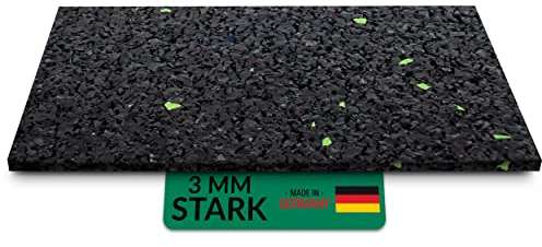 192 Stück 3 mm 50 x 100 mm Terrassenpad, Terrassenpads aus Gummi – Unterlagepads für die Unterkonstruktion ihrer Terrassen Balkon oder Gartenhütte