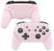 eXtremeRate Coque Manette pour Nintendo Switch Pro,Coques Avant Arrière Poignées Grips pour Switch Pro Controller,Rose Clair