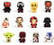 Star wars fridge magnets 10 pieces