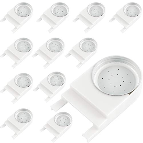 KEILEOHO 12 Pack 5.5 x 3.15 in Bee Feeder, Beehive Entrance Feede with Lids