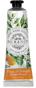 Durance Soft Hand Cream For Women (30ml) With Orange Blossom Scent Enriched With Sweet Almond Oil | Women’s Moisturising Cream For All Skin Types