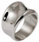 Fly Style Damen Ring aus 316 L Edelstahl - Fingerring Damen 17 mm breit - Damen Schmuck, Ring Grösse:20.3 mm