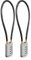 SISAV 30CM/12in Long Cable Locks Cable 4-Digit Combination Lock Re-settable Combination Security Cable Lock Luggage Suitcase Gun Helmet Silver 2 Pack