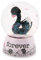 NICI Schüttelkugel Love Schwan schwarz 6cm