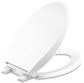 Kohler 4636-RL-0 Cachet ReadyLatch Quiet Close Elongated Toilet Seat, White