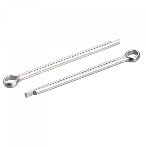 sourcing map 5Stk. Geteilter Splint 2.5mm x 40mm 316 Edelstahl Klipp Befestigung für Automobilindustrie Mechanik Silber