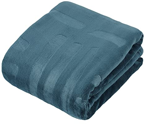 Baroni Home Fleecedecke, Kuscheldecke Flauschig, Dicke Sofaüberwurf, weiches Winterdecke für Bett und Sofa, Doppel- und Einzeldecke, Farbe (Petrolblau, 130x160cm)