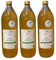 Jus de pomme artisanal Vendéen, 100% pur jus, sans sucre ajouté et sans conservateur, 3 x 1 litre.