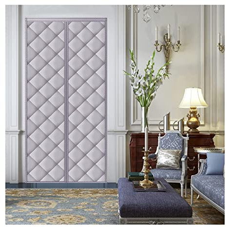 Rideau De Porte Isolant Thermique Isolation Port Magnetic Door Curtain Heavy Duty Screen Door Thermal Insulated Doorway Blanket Extra Wide Self Closing Storm Door Covering Soundproof Partition Garage