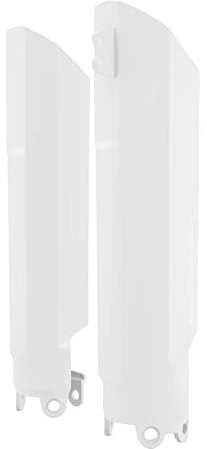 POLISPORT 8399300002 - Protezione forcella completamente avvolgente realizzata in plastica resistente compatible con motocicletas KTM, HUSQVARNA, GAS GAS, SHERCO en color Bianco
